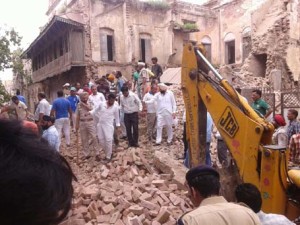 Happy Balwadi School collapsed building