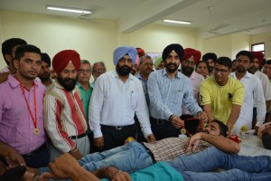 BLOOD DONATION CAMP AT SBS CAMPUS