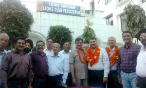 Lion Kuldeep Gakhar elected President Lions Club Ferozepur for 2016-17