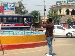 Shiv Sena workers traffice jam in Ferozepur 3