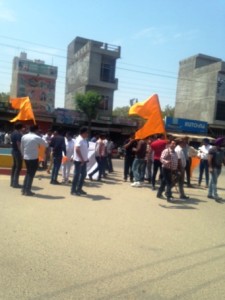 Shiv Sena workers traffice jam in Ferozepur 4