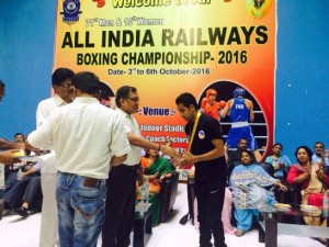 Railway boxing championship at rai bareliy
